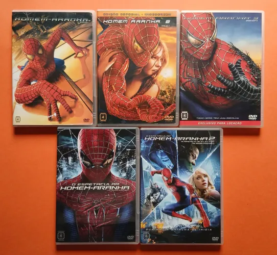 Dvd Coleção Homem Aranha - 5 Filmes - 7 Discos 