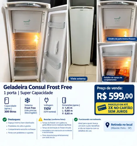 Geladeira Eletrolux