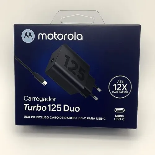 Carregador Motorola 125W Faço Entrega 