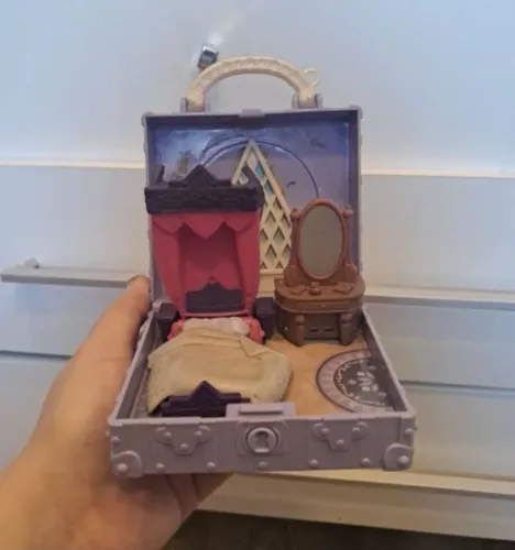 Mini cenário frozen maleta disney londres