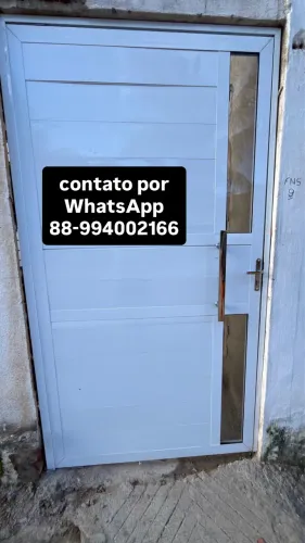 Porta de alumínio sob medida / portas de alumínio / esquadrias / alumínio e vidro