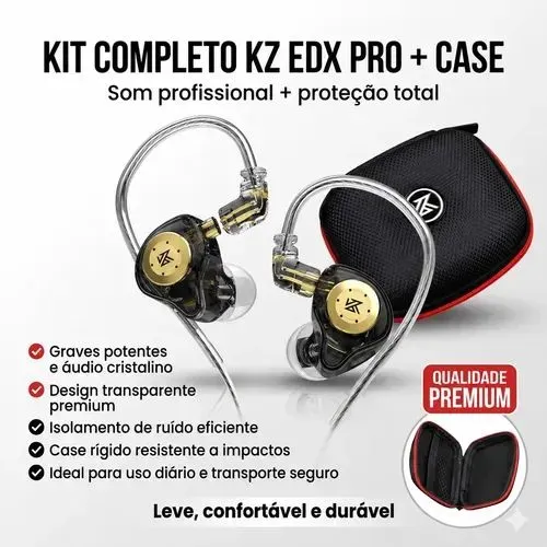 KZ EDX PRO + CASE ORIGINAL 