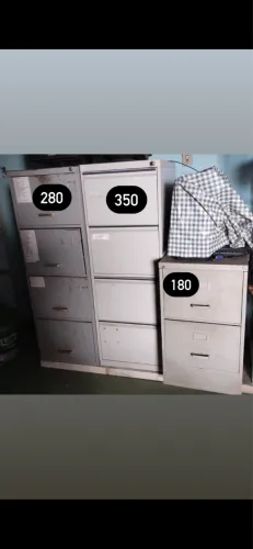 Armário P/ Arquivo C/ 2 e 4 Gavetas Valores na foto