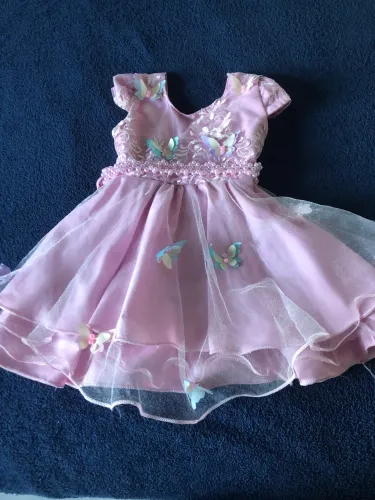 Vestido de luxo infantil  1 ano