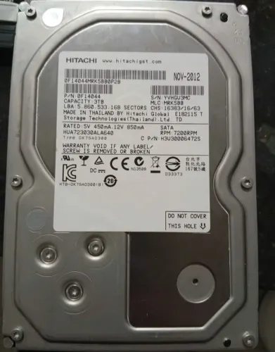 HD 3TB pouco tempo de uso