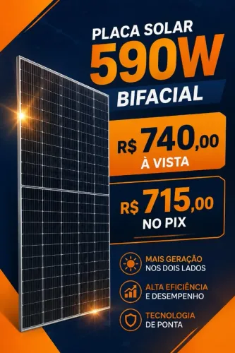 PAINEL SOLAR 590W
