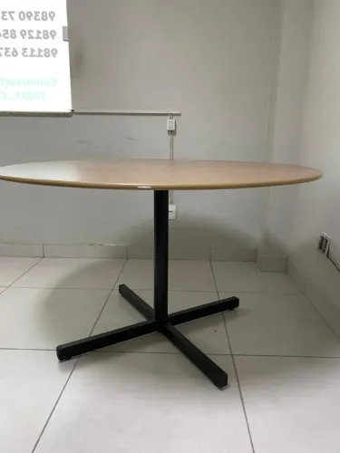 2 Mesas Redondas de compensado PREÇOS NA DESCRIÇÃO 