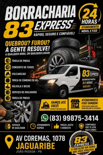 Borracharia 83 Express Móvel 24 horas 