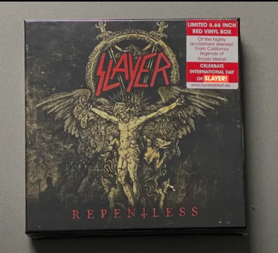 Box Slayer Repentless vinil 6? polegadas Red importado vermelho raro 