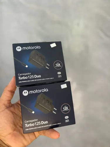 Carregador Motorola TURBO 125w duo - ENTREGA A DOMICÍLIO