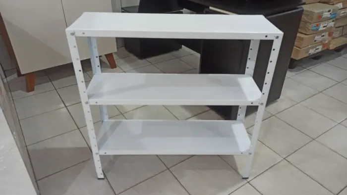 Mini Estante de aço com 3 prateleiras