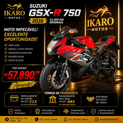 GSX R 750 - SRAD TOOP