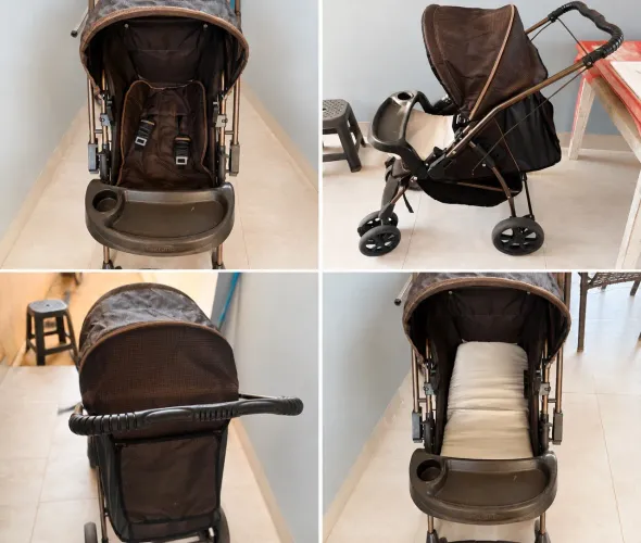 Carrinho de bebê Galzerano. Acompanha colchão redutor