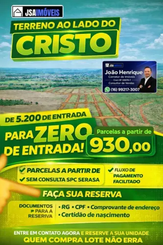 TERRENO - OPORTUNIDADE ÚNICA EM RIBEIRÃO PRETO-SP !!!! ZERO ENTRADA - SEM CONSULTA AO SPC