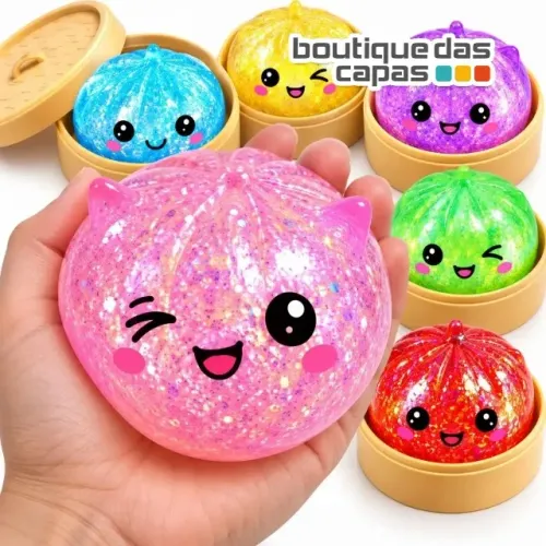 Squishy Grande Sensorial Antiestresse Glitter Macio CODIGO *03