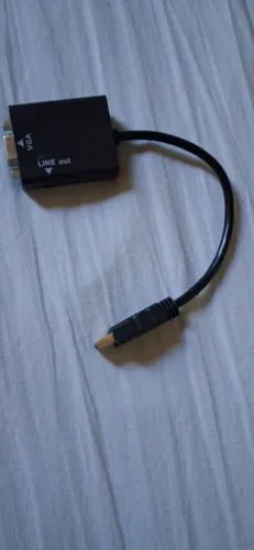 Cabo adaptador VGA para HDMI novo