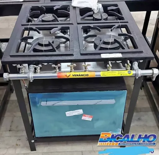 Fogão Venancio 4 bocas com forno - Novo
