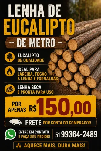 Lenha metro cúbico