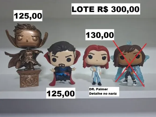 Funko Lote Doutor Estranho ( sem caixa ) ler descrição