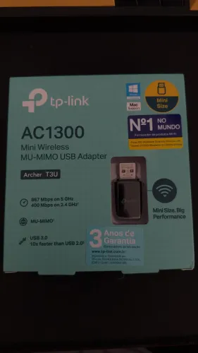ADAPTADOR WIFI T3U AC1300 TP-LINK