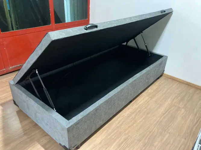 CAMA BOX CASAL COMPLETA - FRETE GRÁTIS - PAGUE SOMENTE NA ENTREGA.