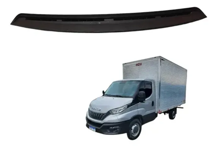 Acabamento Ventilação Churrasqueira Iveco Daily 2019 2024 Preto Fosco