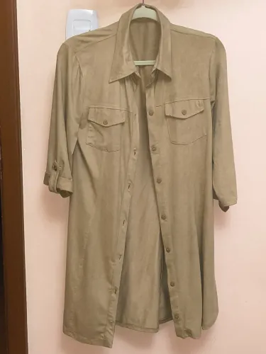 Camisão em tecido quentinho tipo acamurçado tamanho M 