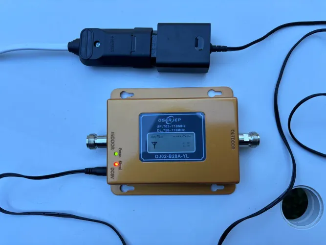 Repetidor 4G celular 850 Mhz com fonte sem antenas