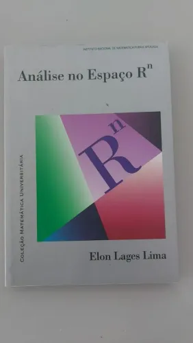 Livro "Analise no Espaço Rn" - Elon Lages Lima