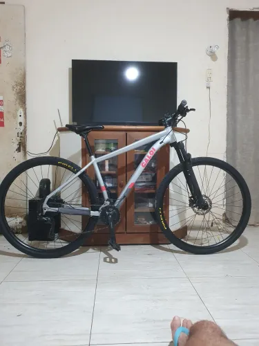 Caloi Explorer Comp cinza quadro 17 (M)