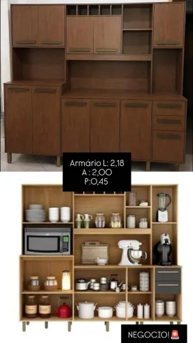 ARMÁRIO MUITO NOVO 2,18 de LARGURA