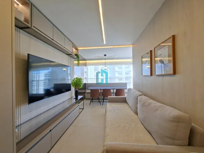 Apartamento 1 dorm com suíte mobiliado no Paraíso.
