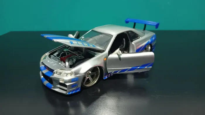 Skyline R34 Velozes e Furiosos 2 Jada Toys 1:24
