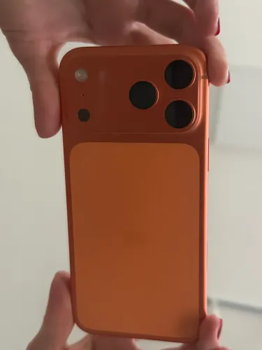 Iphone 17 pro max laranja 2 meses de uso