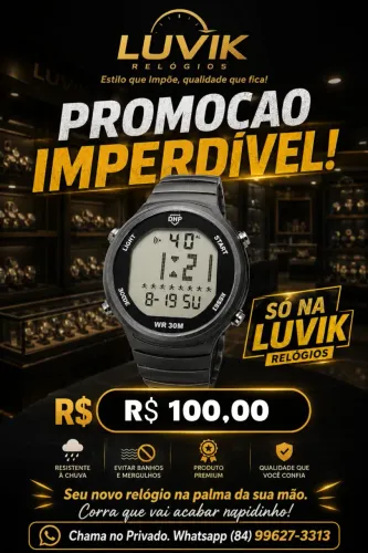 Mega Promoção Relógio DHP Premium Digital