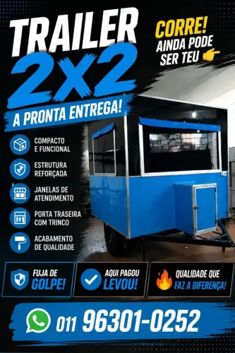 Trailer a pronta entrega 2x2 ACM 16300,00
