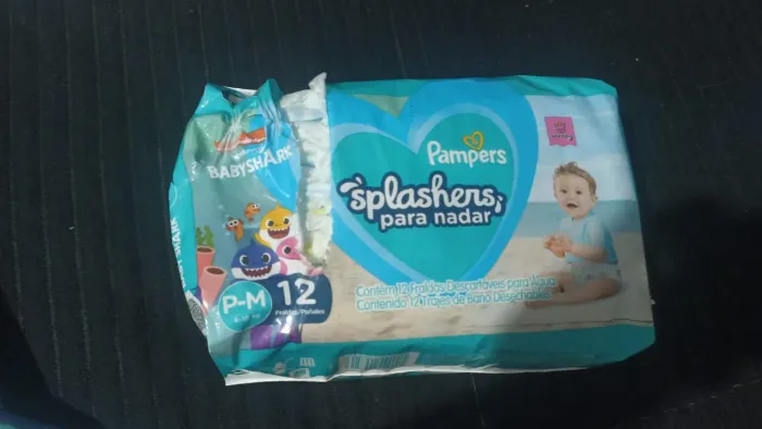Fralda Pampers para piscina P/M 6 a 10Kg
