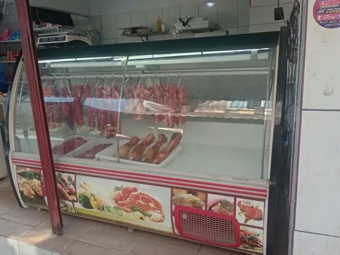 Vendo expositor de carne semi novo 