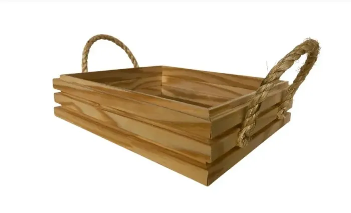 Cesta artesanal para presente ou café da manhã 