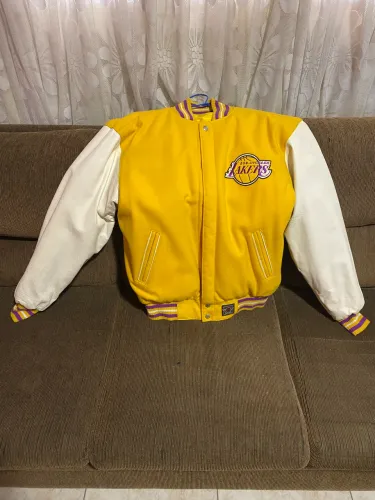 Jaqueta Lakers Dupla Face original