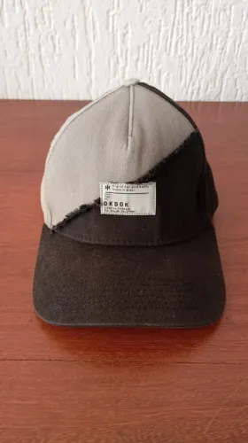 boné okdok preto com cinza masculino