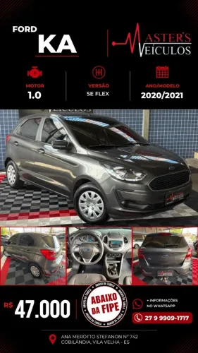 Ford KA 1.0 Se/se Plus Tivct Flex 5P 2021