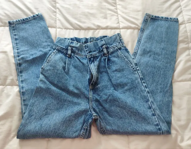 Calça jeans mom 38