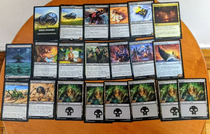 Lote de Cartas Magic The Gathering - Tema Avatar + Terrenos e Veículos