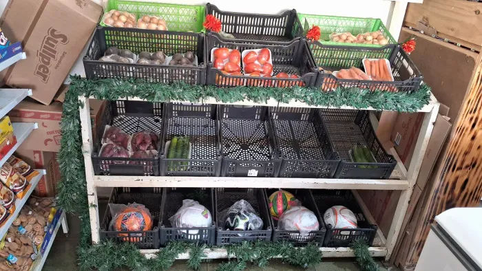 Expositor de verduras