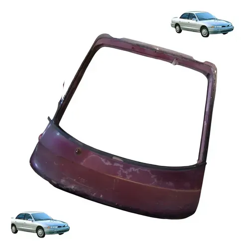 Tampa Traseira Porta Malas Galant V6 1994 A 96 Vermelho