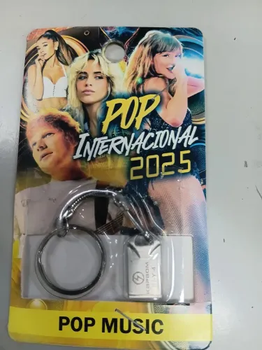 Pendrive c/ 583 arquivos Pop 4 gb Taylor Swift Ed Sheeran Bruno Mars Adele Rihanna Shakira