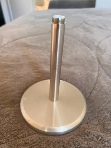Suporte De Mesa Premium Para Microfone - Inox E Alumínio Maciços