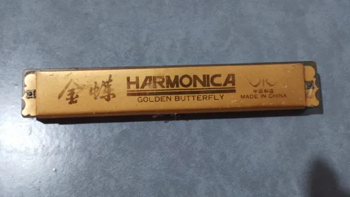 Gaita de Boca Golden Harmonica Usada
