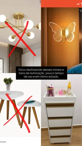 Itens de decoração para Studio e salão de beleza